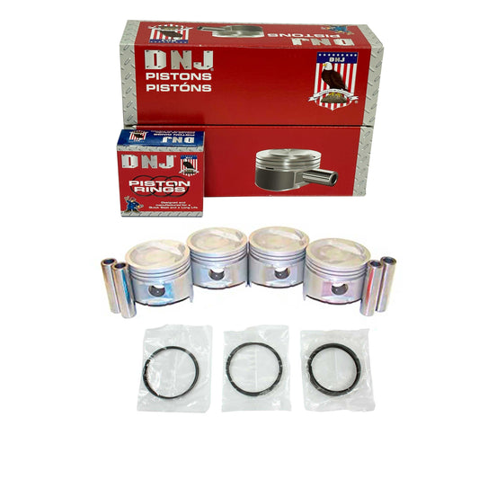 DNJ Piston and Ring Set 1993-1997 Honda, Isuzu 2.6L