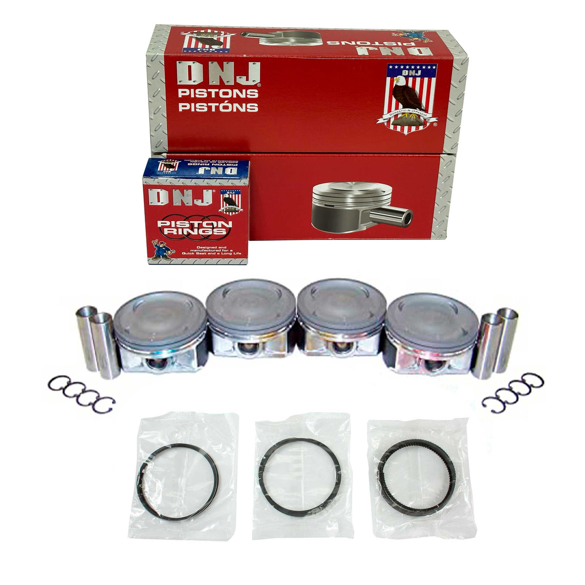 DNJ Piston and Ring Set 2006-2014 Subaru 2.5L