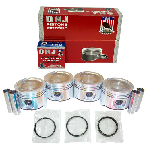 DNJ Piston and Ring Set 1981-1988 Toyota 1.5L