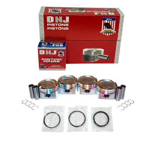 DNJ Piston and Ring Set 1998-2008 Chevrolet, Pontiac, Toyota 1.8L