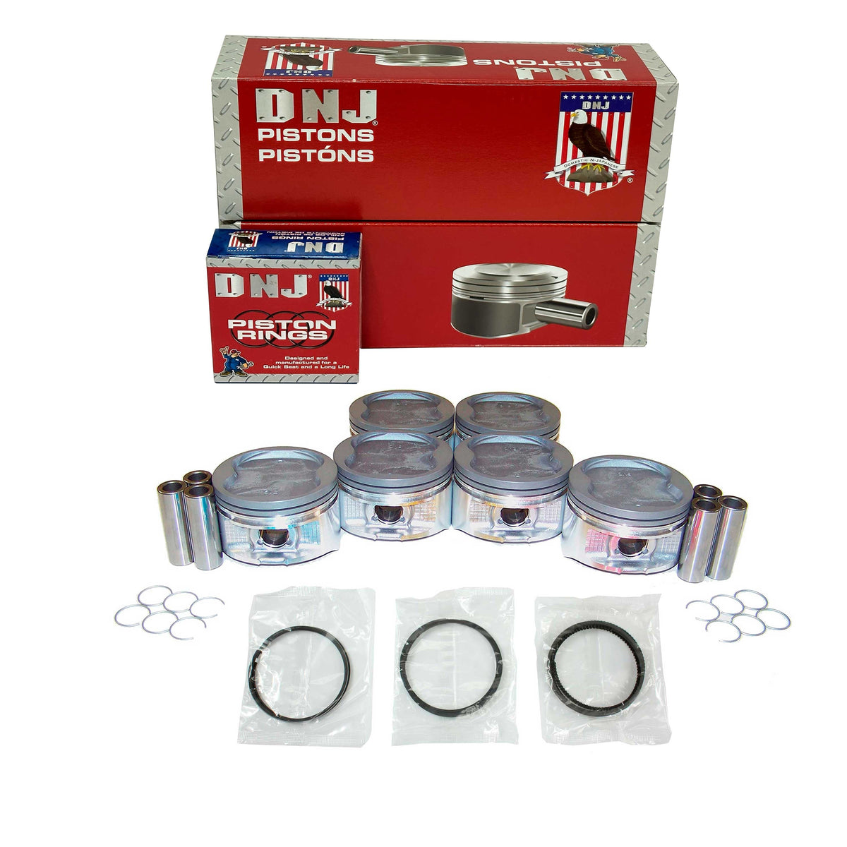 DNJ Piston and Ring Set 1995-2004 Toyota 3.4L