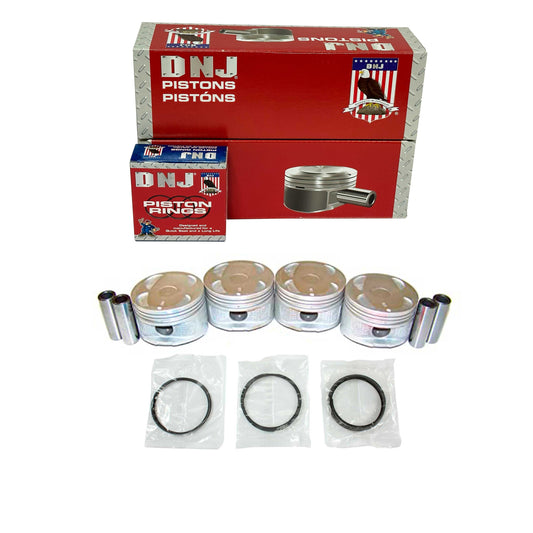 DNJ Piston and Ring Set 1993-1997 Geo, Toyota 1.6L