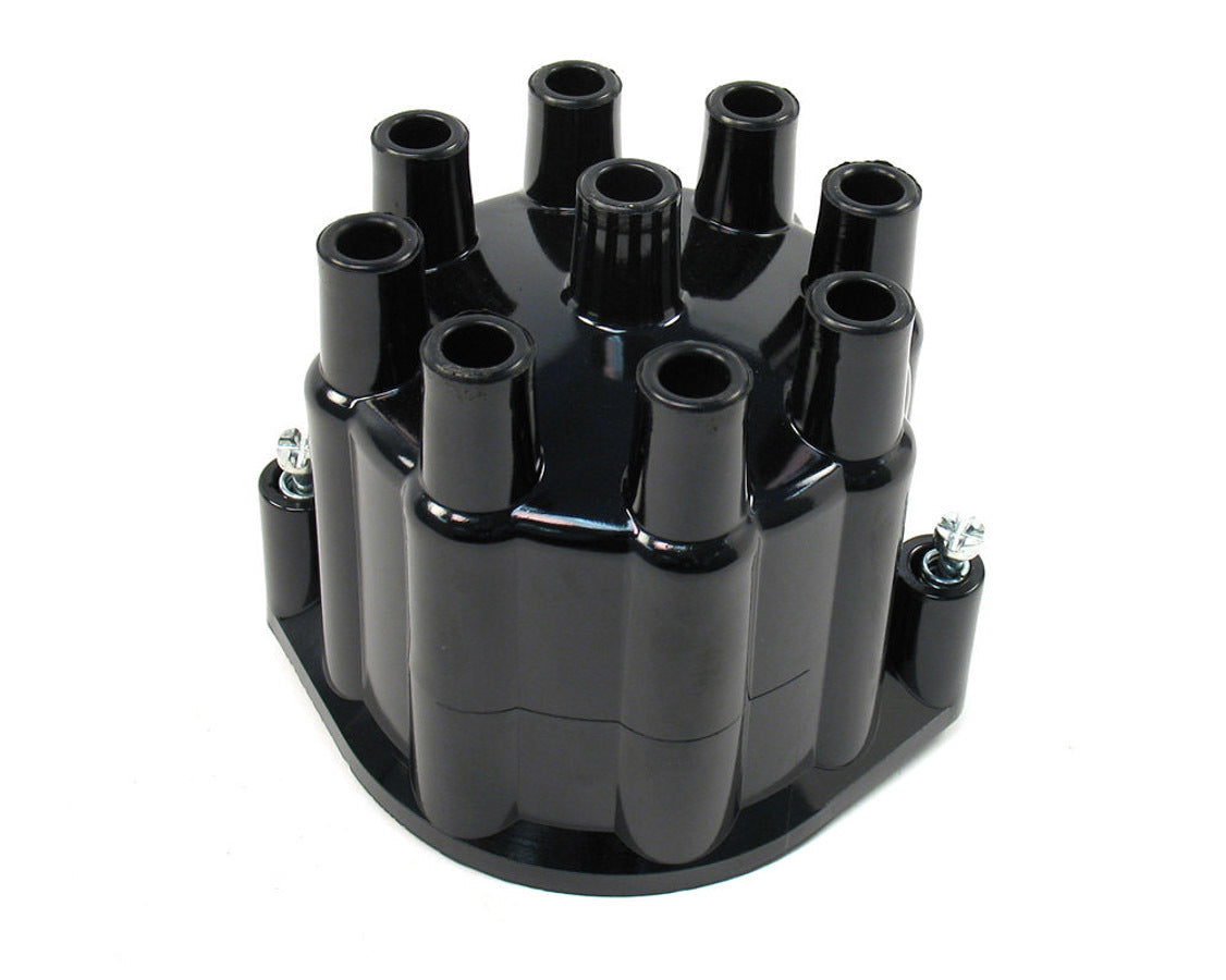 Pertronix Distributor Cap - Black Billet V8 Distributors - D650700