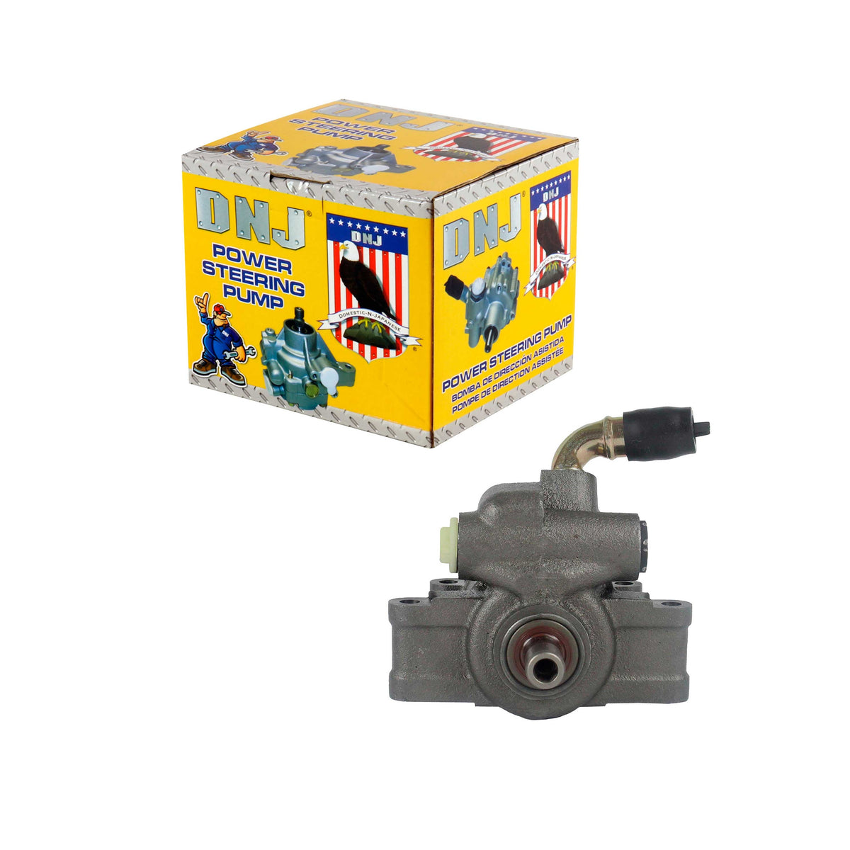 DNJ Power Steering Pump 2007-2010 Ford 4.6L-6.8L