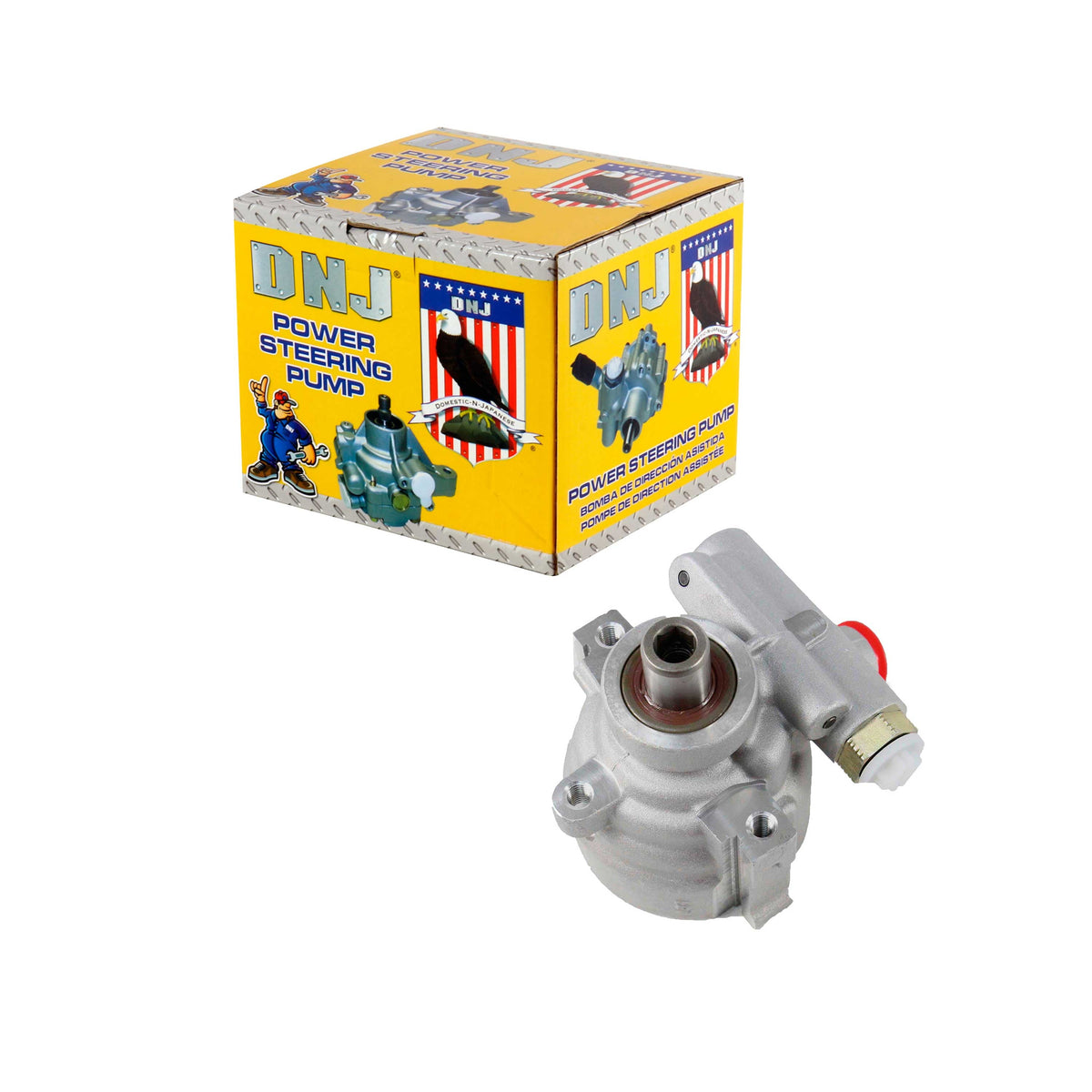 DNJ Power Steering Pump 2002-2009 Buick, Cadillac, Chevrolet, GMC, Isuzu, Oldsmobile, Saab 4.2L-6.0L