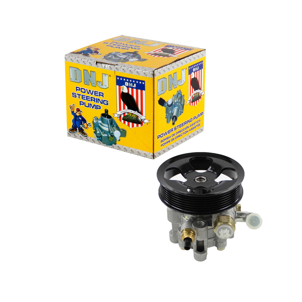 DNJ 2007 Toyota Highlander 2.4L Power Steering Pump
