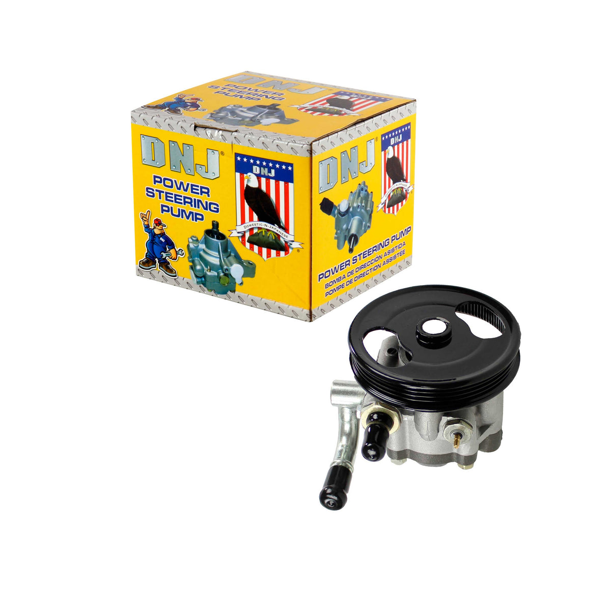 DNJ 1990 Mazda Protege 1.8L Power Steering Pump