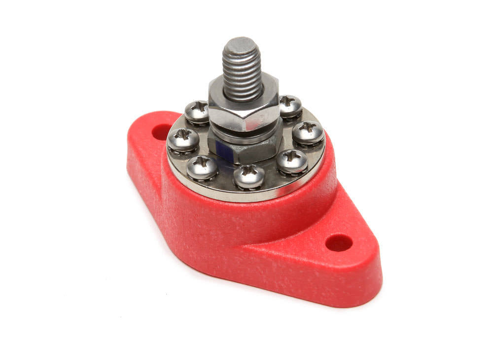 Painless 8-Point Distribution Block (Red) - 80114