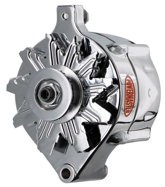 Powermaster Alternator 100A Chrome V-belt - 837101