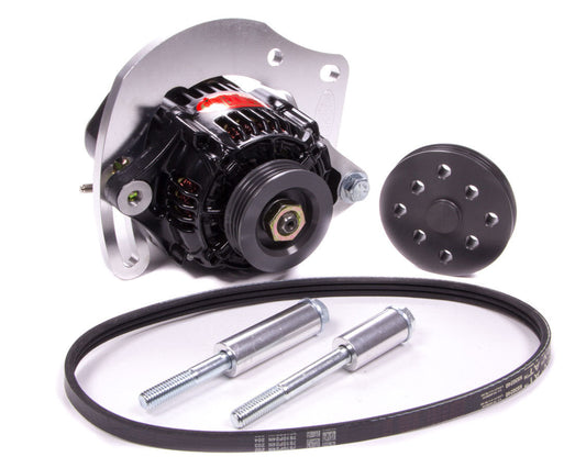 Powermaster Alternator 55A Black Intake Reg - 8801