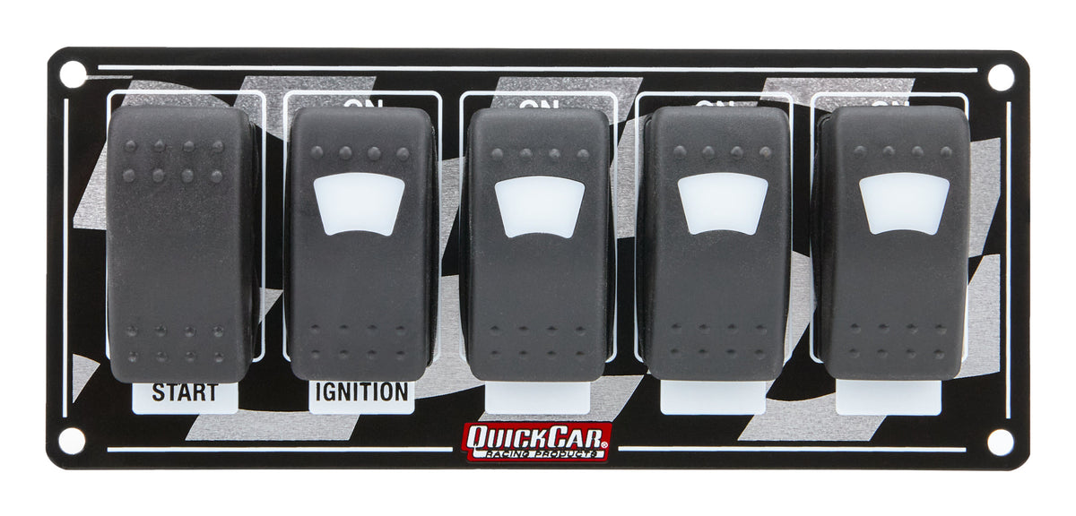 Ignition Panel w/ Rocker Switches & Lights - 52166