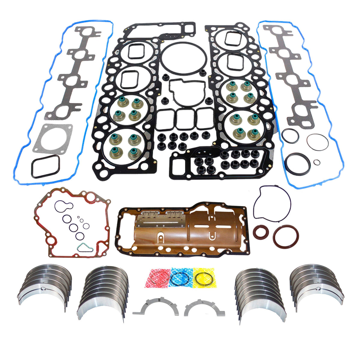 DNJ Engine Re-Ring Kit 1999-2003 Dodge, Jeep 4.7L