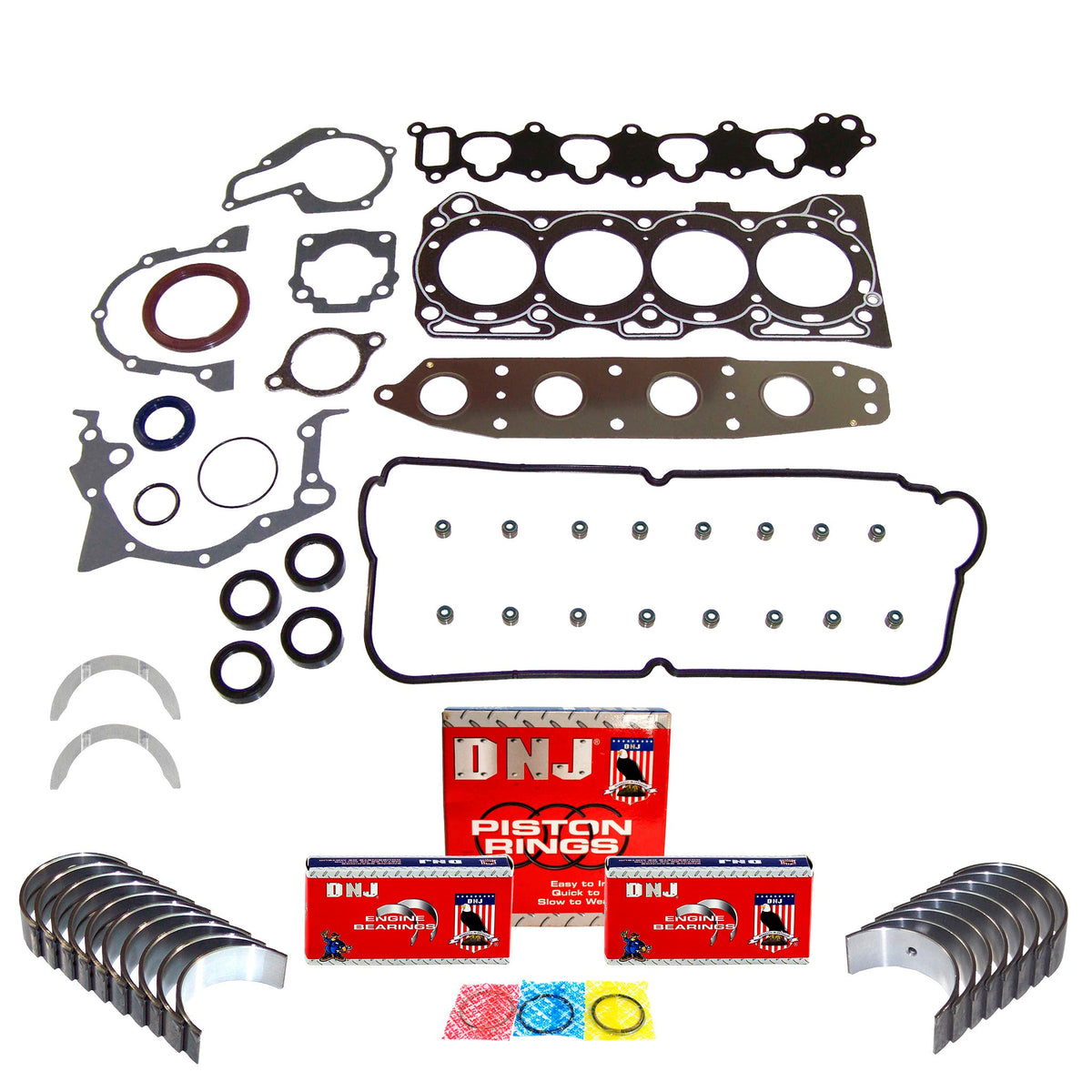 DNJ Engine Re-Ring Kit 1998-2001 Chevrolet, Suzuki 1.3L