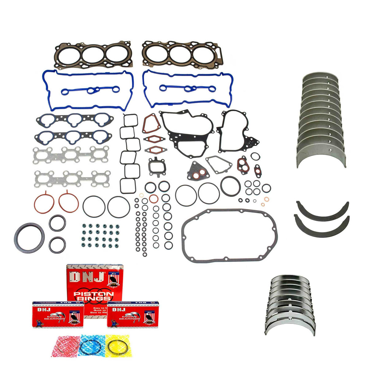 DNJ Engine Re-Ring Kit 2008-2012 INFINITI, Nissan 3.7L