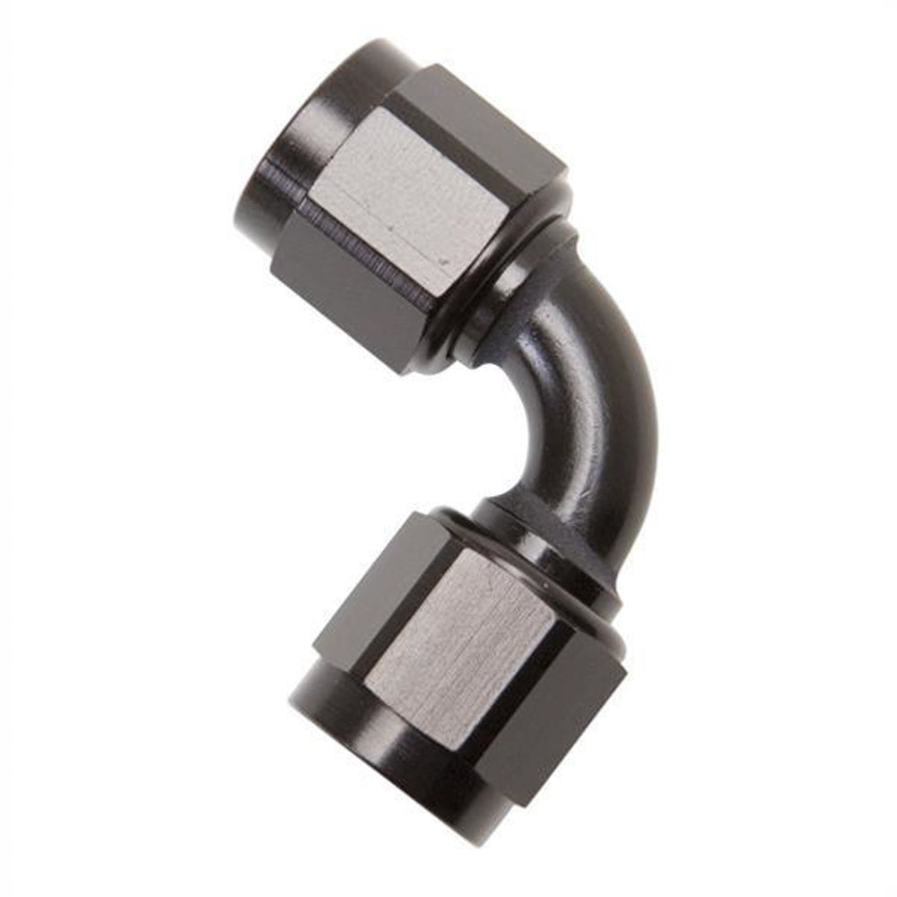 Russell 10an 90-Degree Female Female Coupler Black - 640183