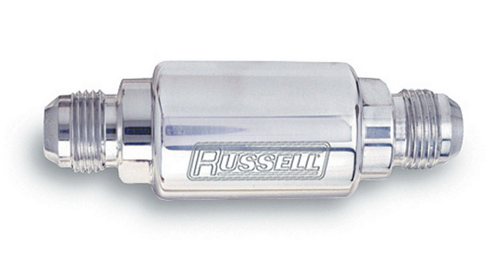Russell 3-1/4in Aluminum Filter #8 x 3/8in Polished - 650180
