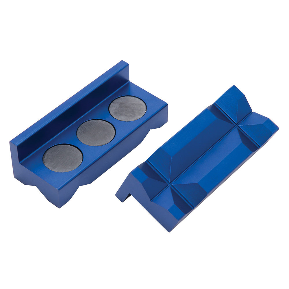 Russell Billet Alum Vice Jaws Blue Anodized - 654420