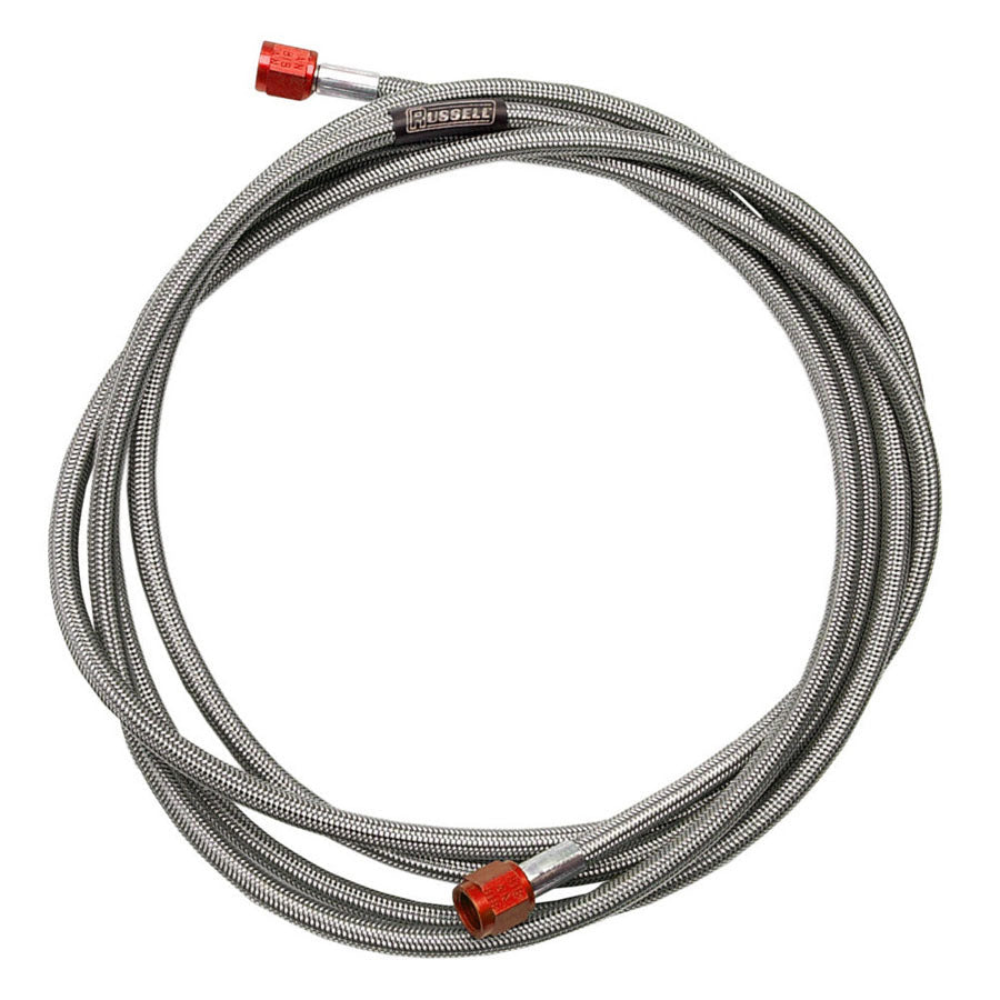 Russell 4AN Premade PTFE Hose 2ft Red Ends - 658300