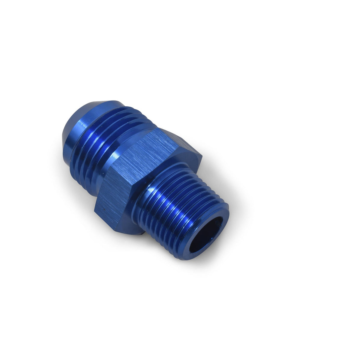 Russell 8AN Str M to 1/4NPT M Blue - 660470