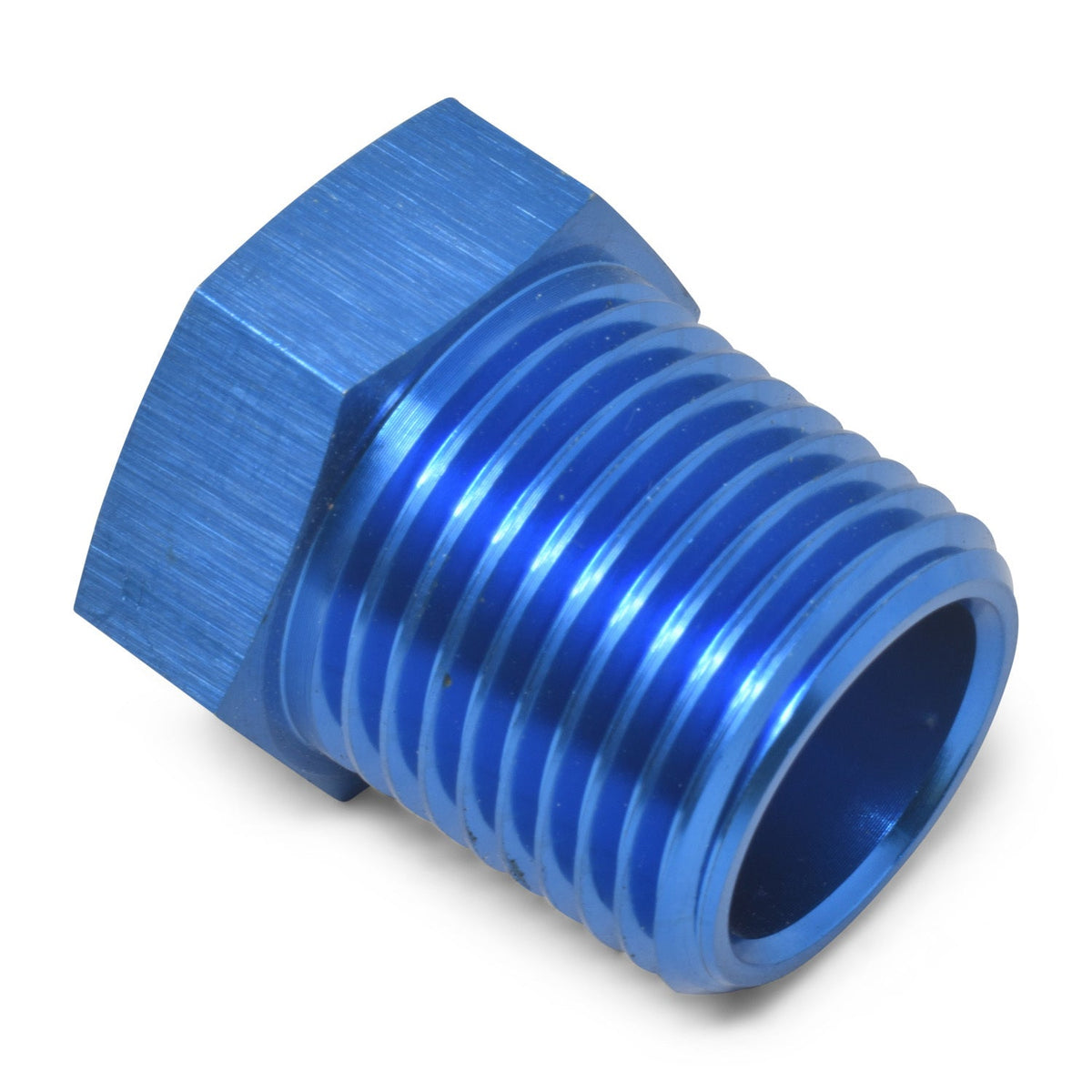 Russell 3/8M to 1/4F NPT Bushing Blue - 661560