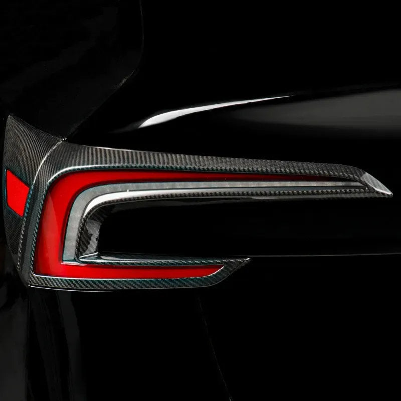 Teskay Real carbon fiber tail light frame for the Tesla Model 3 Highland (2 pcs)