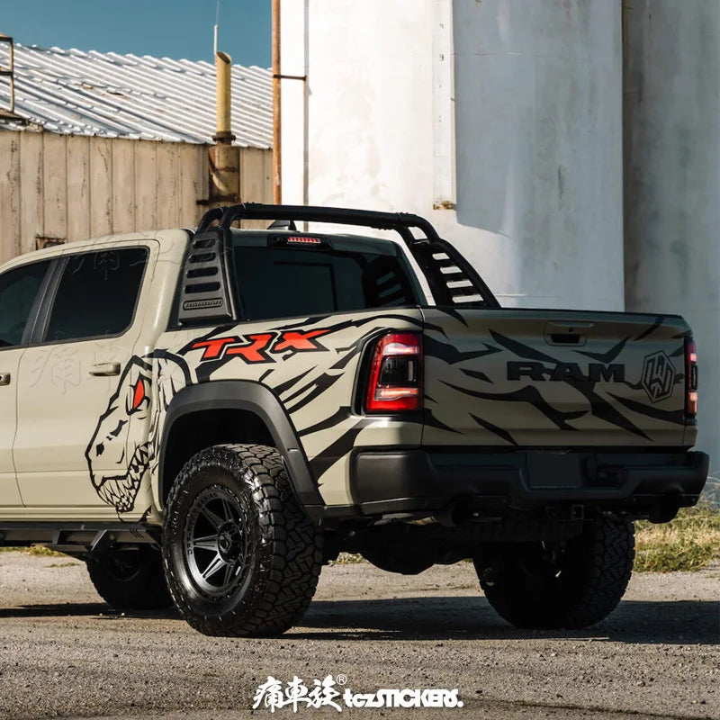 FAST Full Body Appearance Decoration Vinyl Kit for Dodge Challenger / RAM TRX | Custom Body Decal