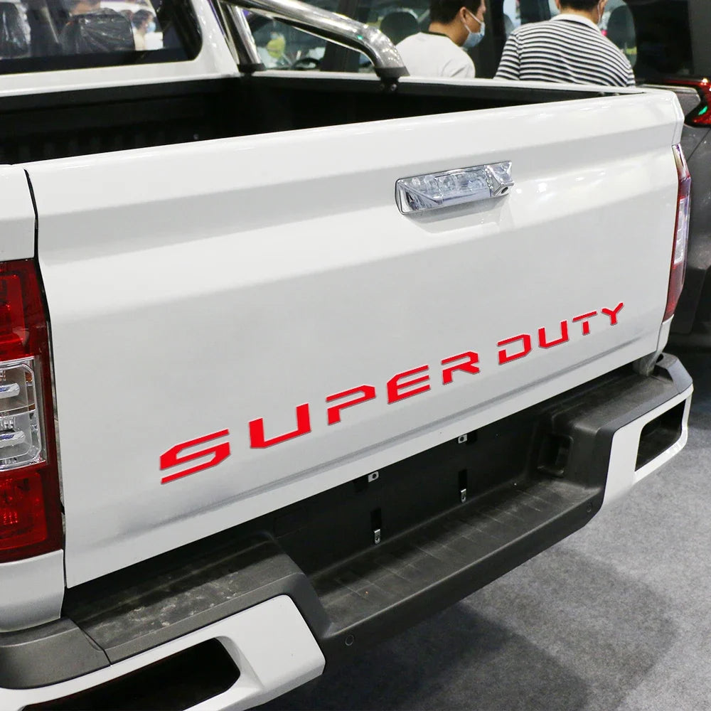 Tail Box Label Decal for Ford Super Duty F-250 / F-350 (2017–2021) | Pickup Vinyl Sticker