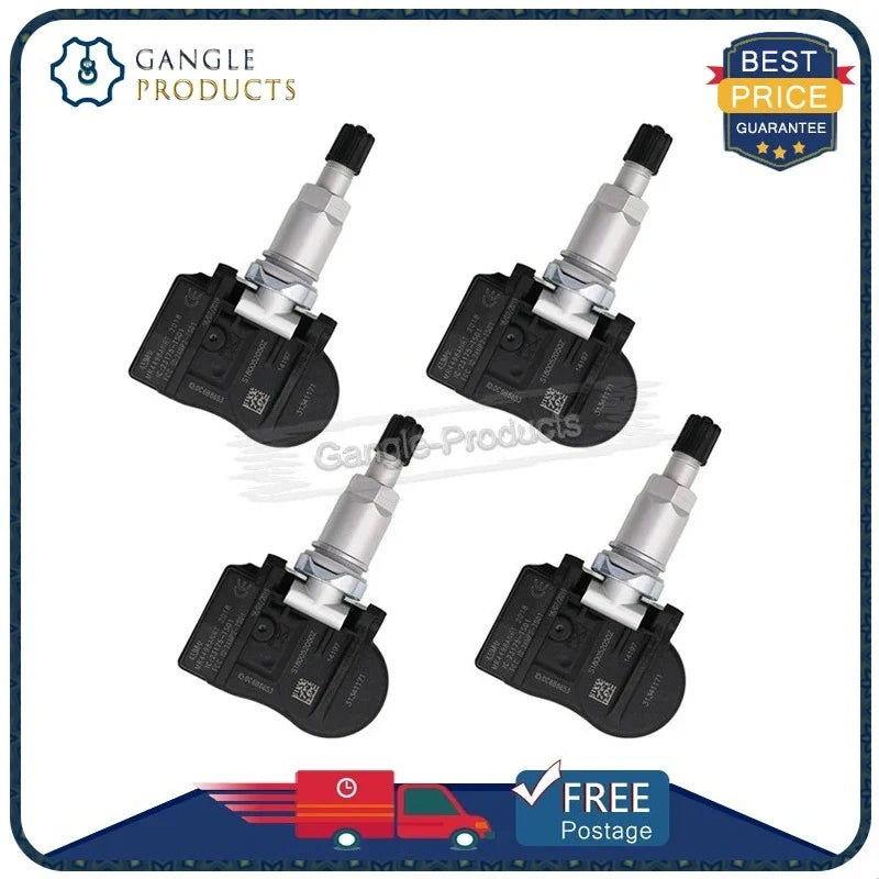 4PCS TPMS Sensor Set for Volvo S60 V60 XC60 S80 V70 XC70 2014-2018 | 433MHz Tire Pressure Monitor