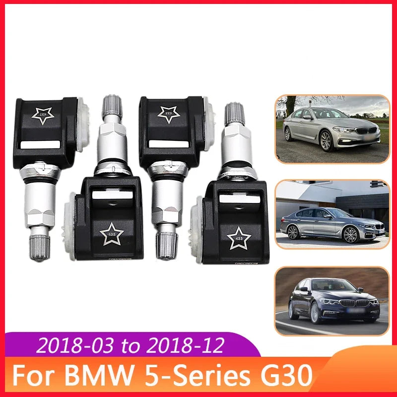 TPMS Tire Pressure Monitor Sensor for BMW 5-Series G30 7-Series G11 X3 G01 X5 G05 | 433MHz Pre-Programmed