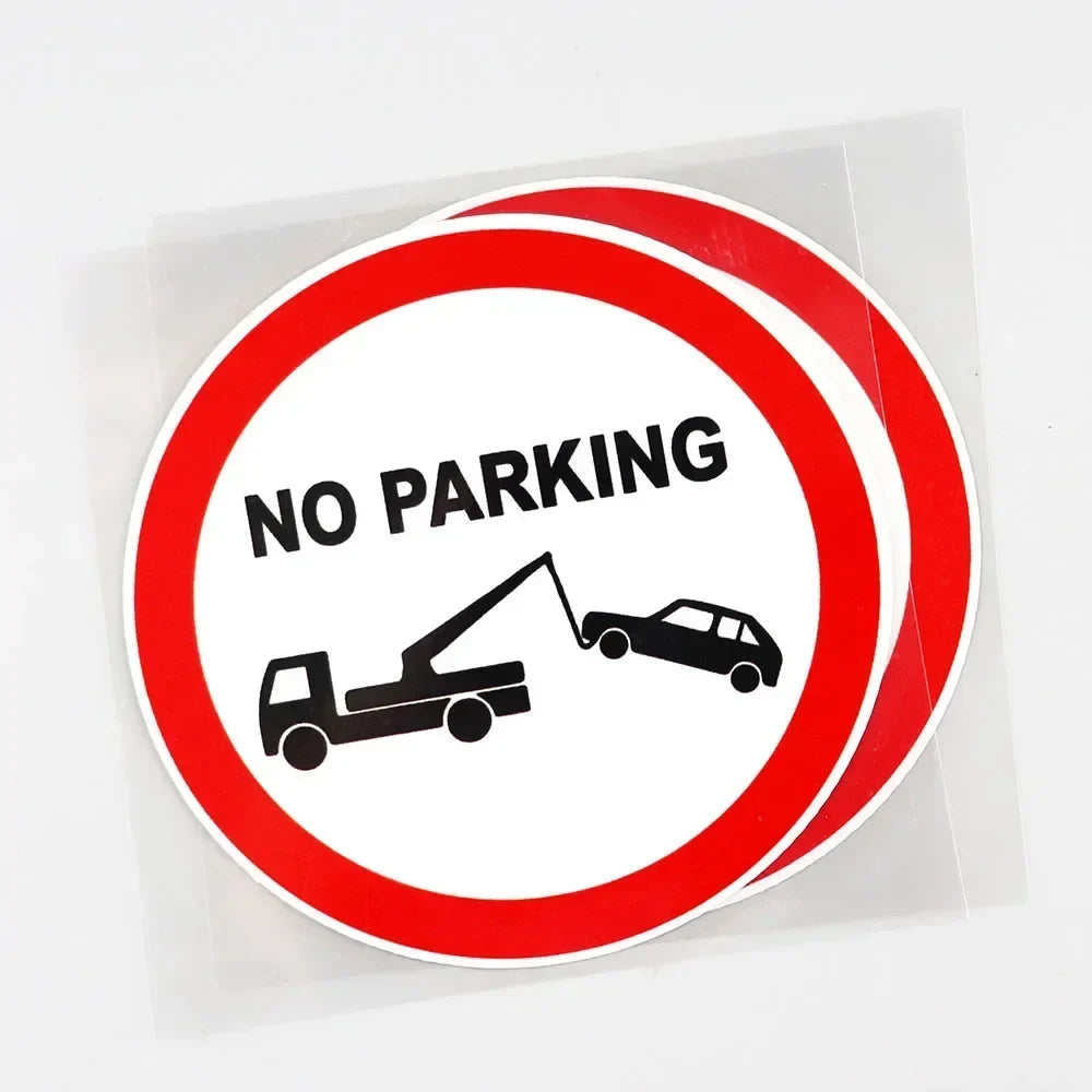 No Parking Traffic Sign Car Stickers