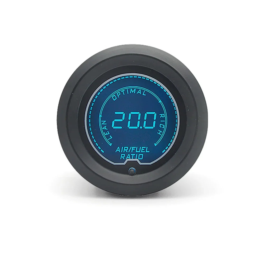 52mm Car Gauge Set | 7 Color LCD Digital Tachometer Boost Oil Temp Voltmeter