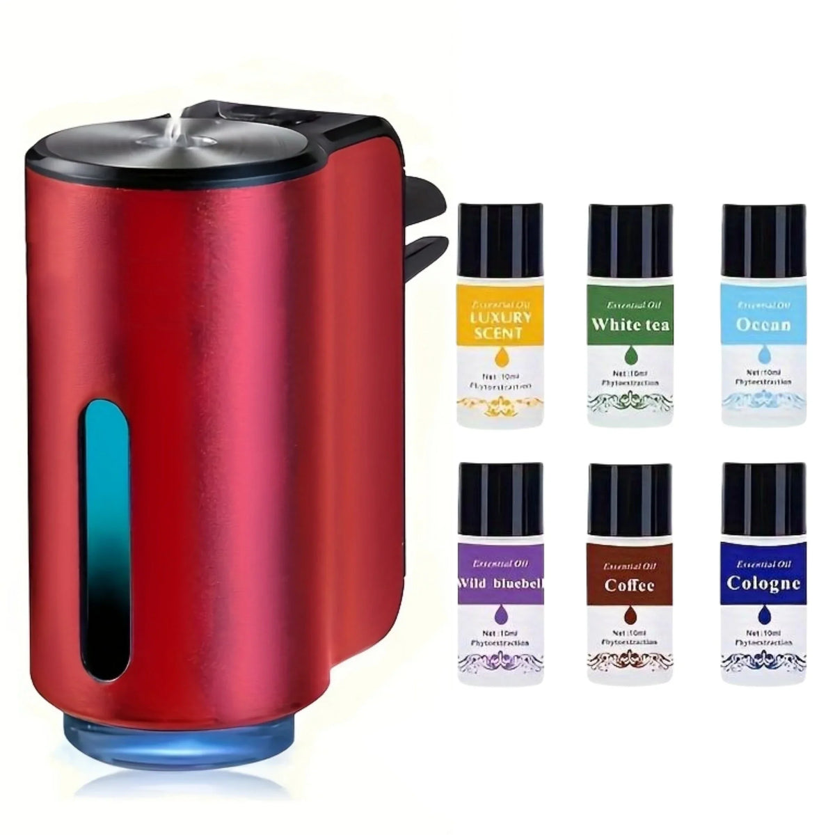 Car Air Freshener Diffuser with 3 Adjustable Intensity Levels