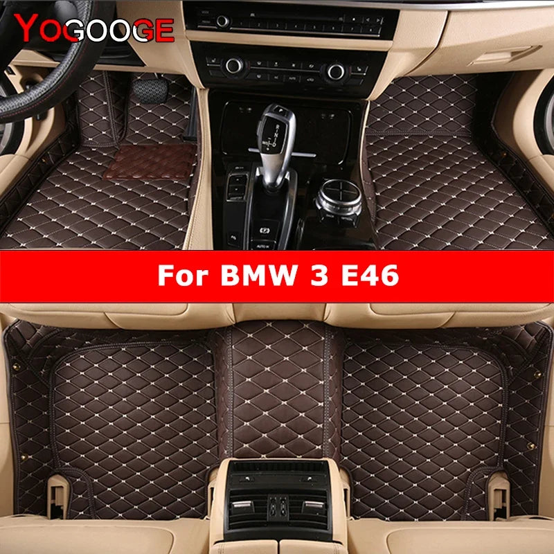 Custom Car Floor Mats For BMW 3er E46 1997-2004