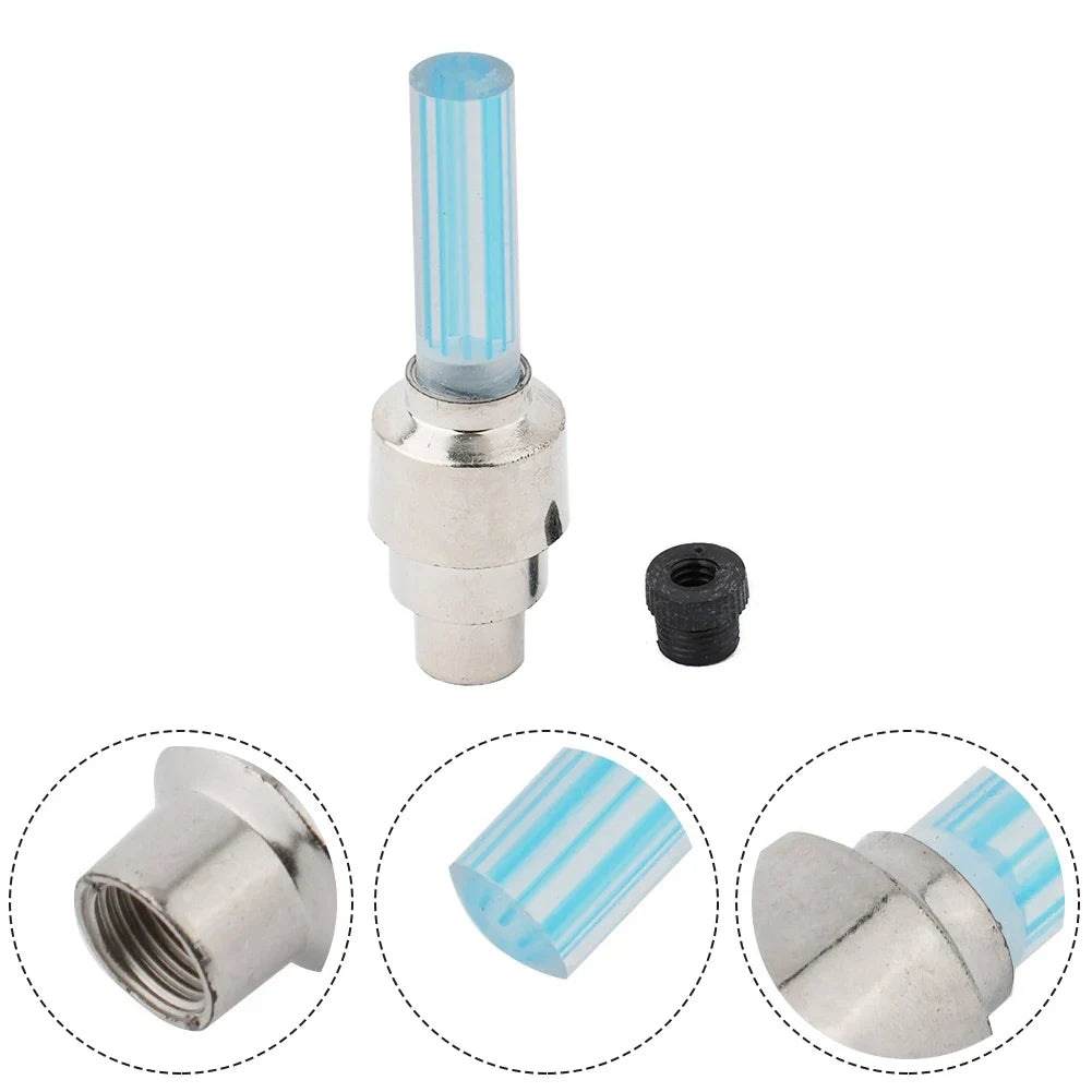 LED Valve Stem Cap Light | Motion-Activated Wheel Tire Light for Bike Car Motorcycle