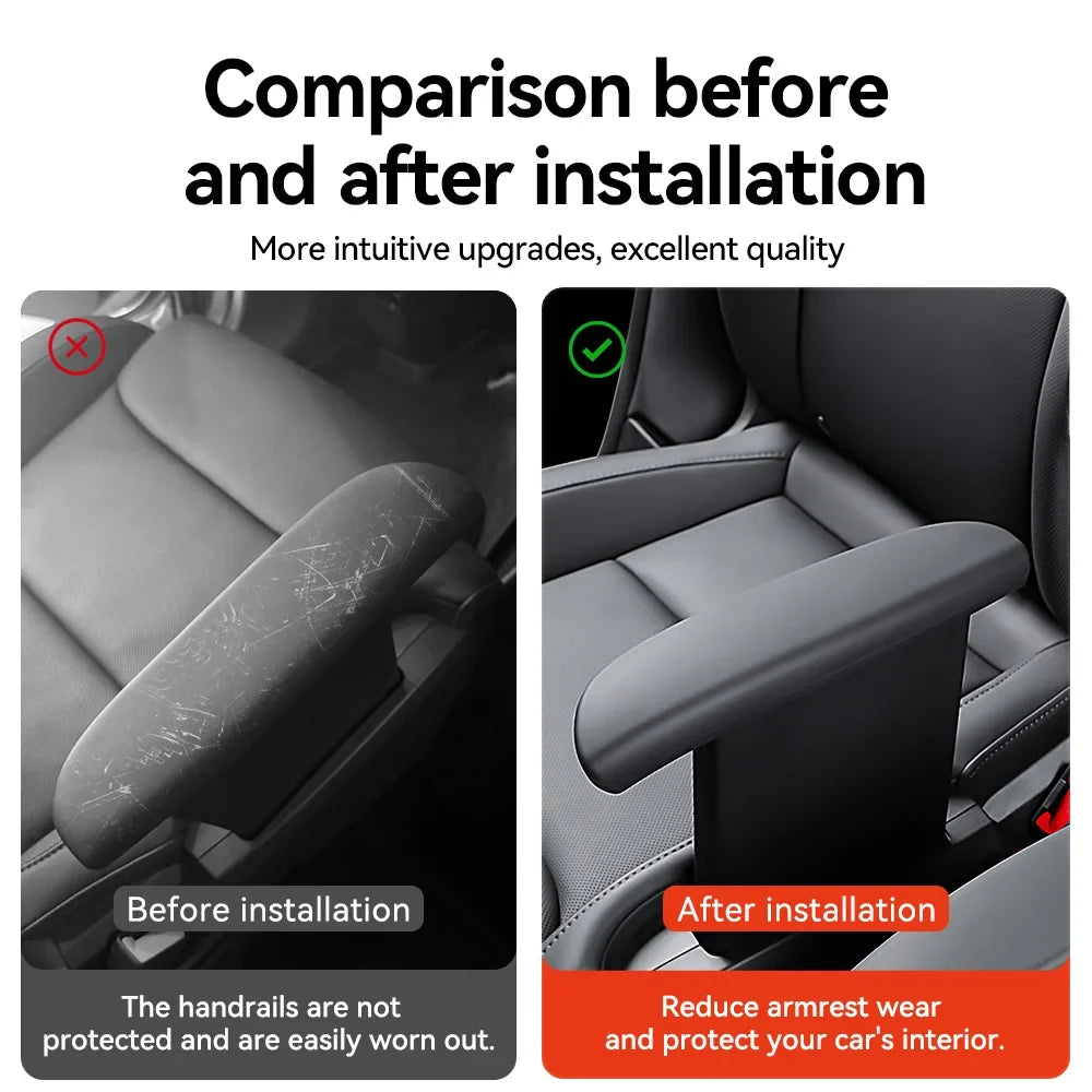 Tesla Model YL Second Row Armrest Cover, New 2025+ Silicone