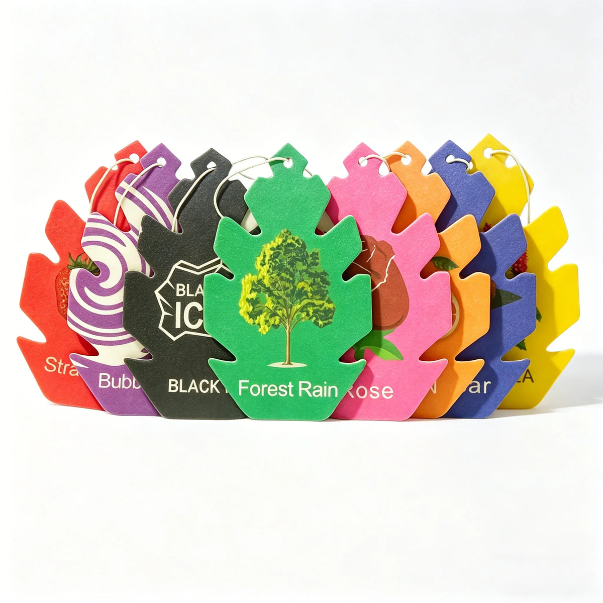 Leaf-Shaped Car Air Freshener Hanging Ornament
