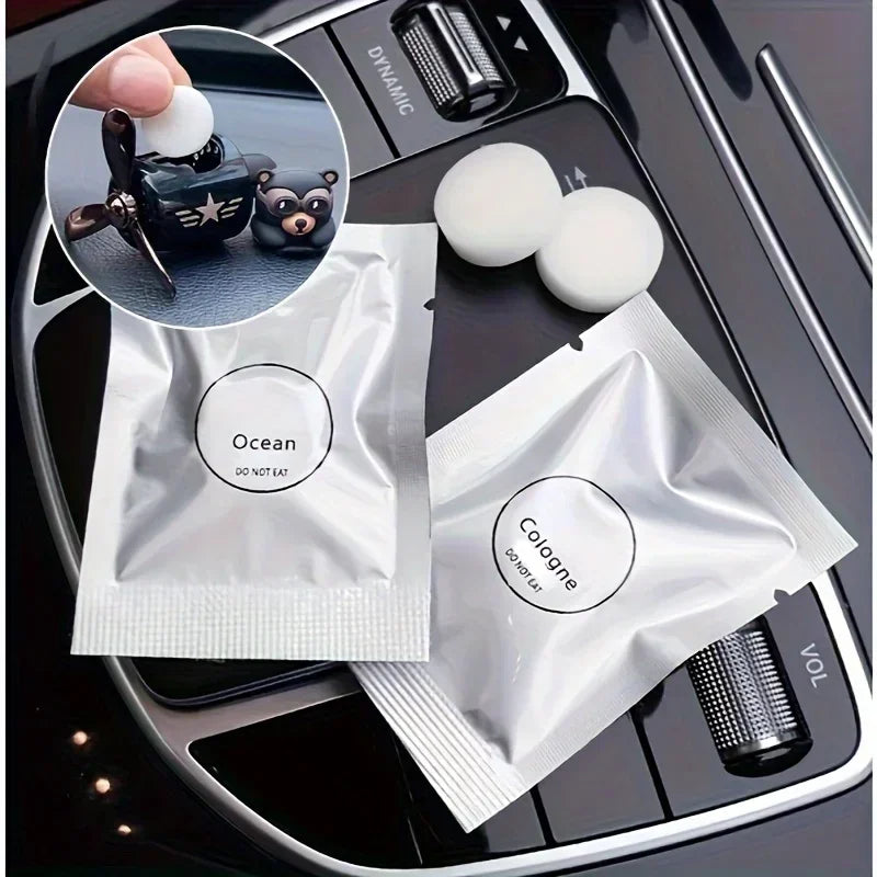Car Air Vent Diffuser Refill Tablets Solid Fragrance