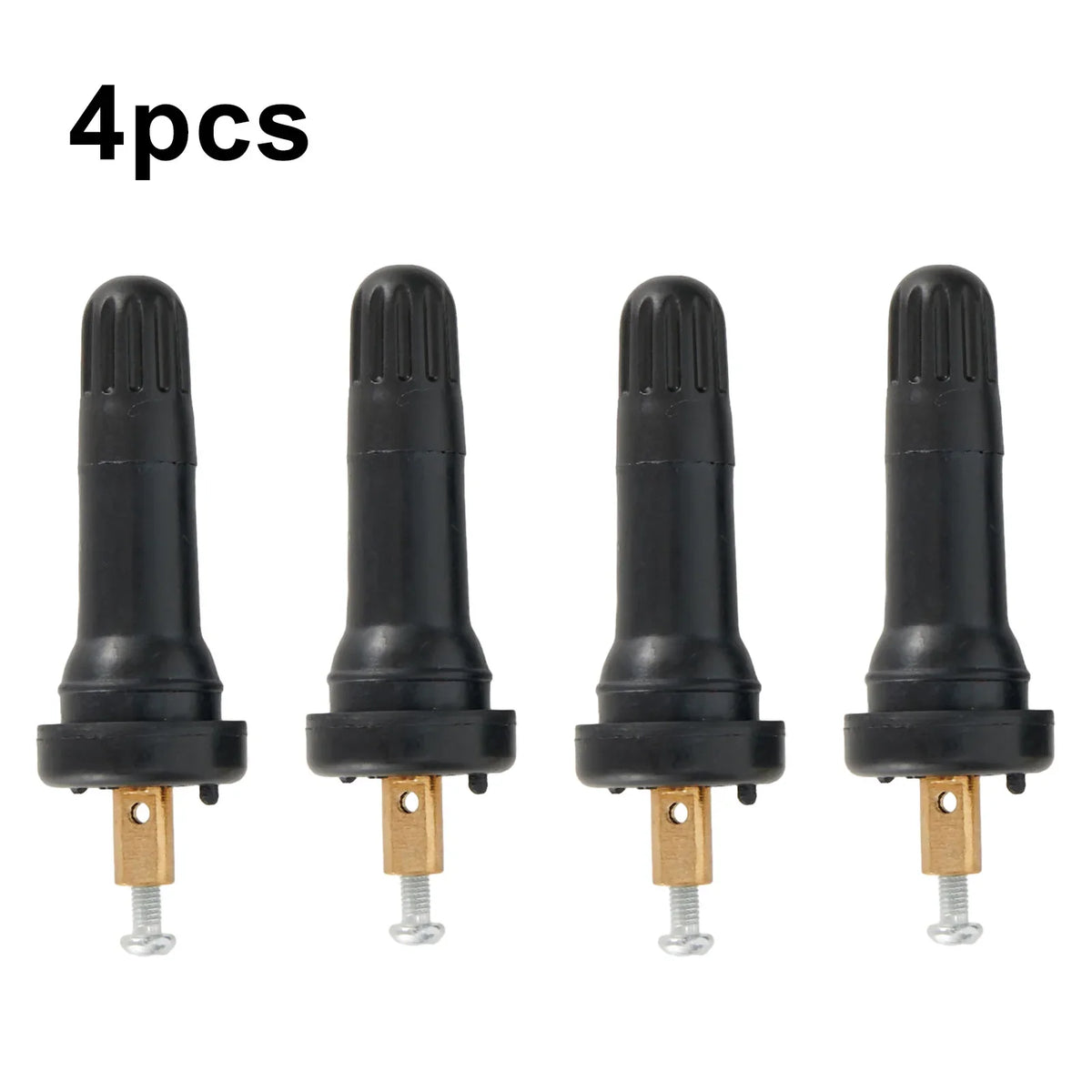 Snap-on 4Pcs Car Rubber Wheel Rim TPMS Tire Pressure Sensor Valve Stem For GMC Cadillac Chevy | Replacement TPMS Valve Stems