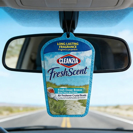 Ocean Breeze Hanging Paper Car Air Freshener
