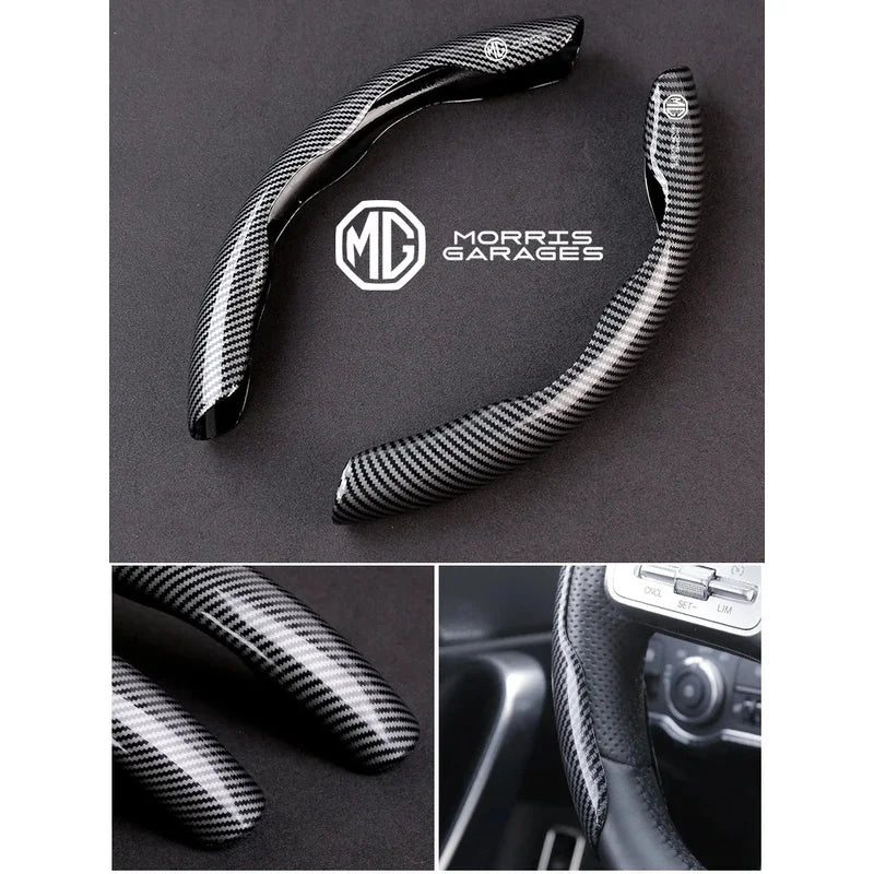 MG ZS MG5 MG6 MG7 Hector Pilot Carbon Fiber Texture Steering Wheel Cover