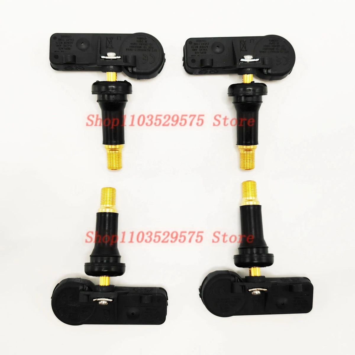 4Pcs 56029398AB Tire Pressure Sensor 433MHz TPMS | Compatible with Chrysler Jeep Dodge