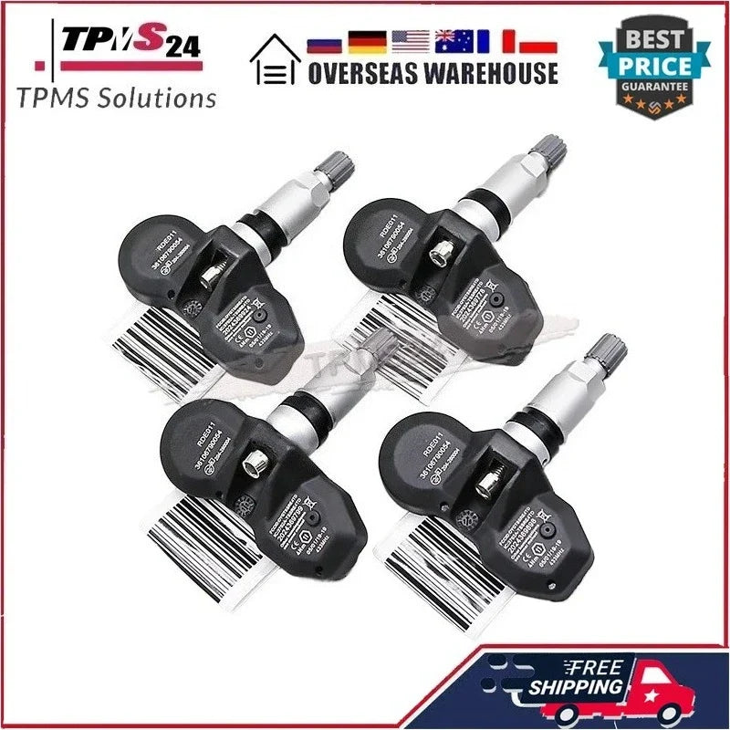 4PCS TPMS Sensor for BMW 1-Series E80 5-Series F10 GT F07 | 433MHz Direct Fit Tire Pressure Sensors