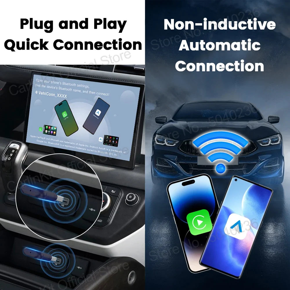 Wireless CarPlay USB Adapter Dongle