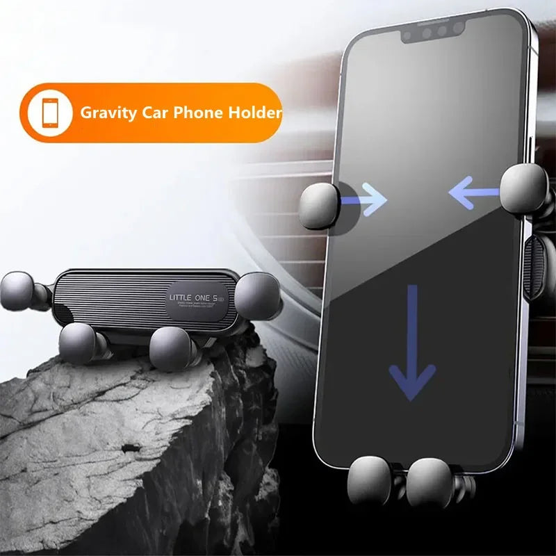Universal Car Air Vent Phone Holder | Gravity Auto GPS Mount Stand