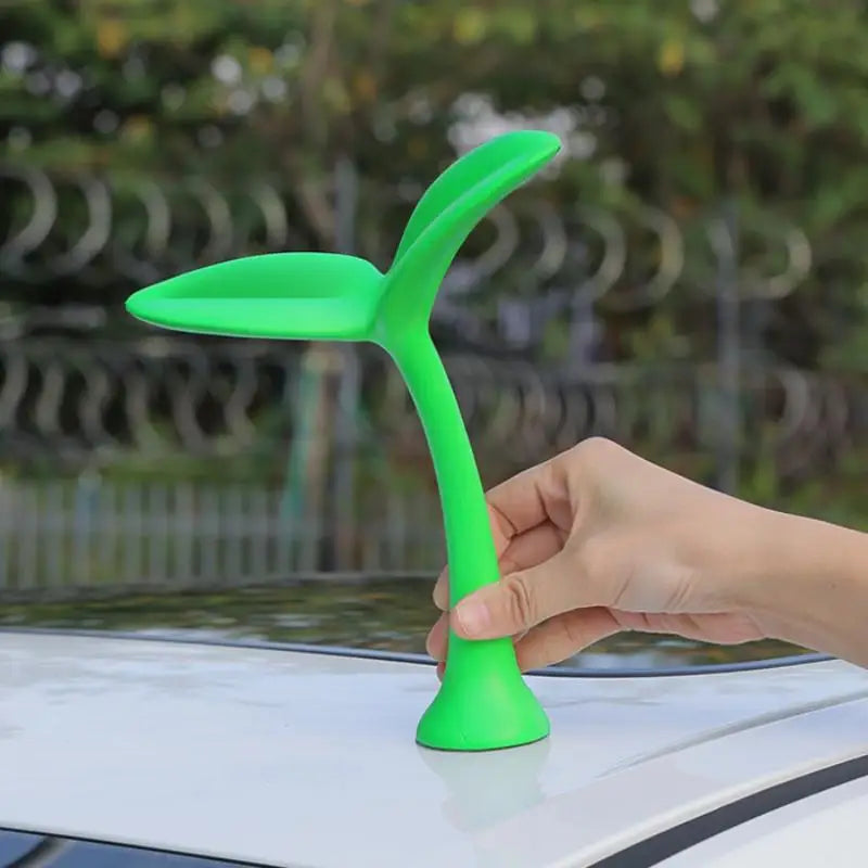 3D Bean Sprout Car Ornament Sticker