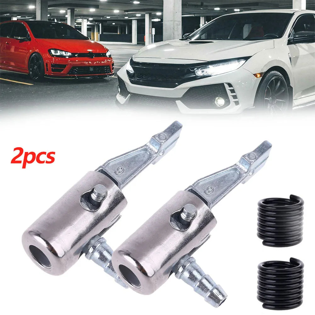 Lock On Air Chuck Tire Inflator Adapter 1/4 Metal
