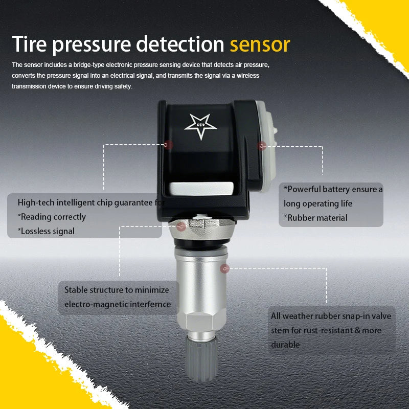433MHz TPMS Sensor for Mercedes-Benz C E G S CLS GT-S AMG | A0009052102