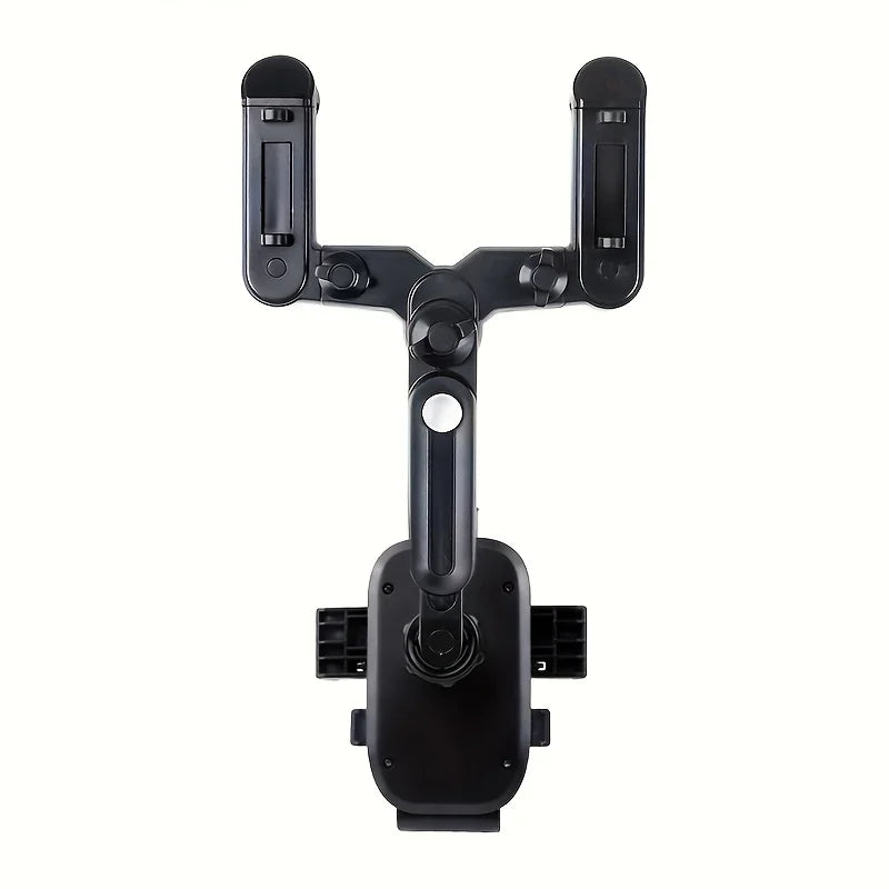 Rearview Mirror Phone Car Mount, Extendable 360-Degree Adjustable Bracket