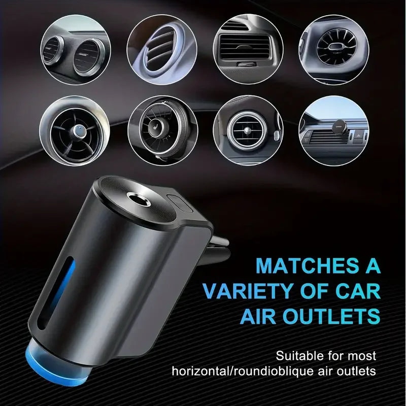 Car Air Freshener Diffuser with 3 Adjustable Intensity Levels