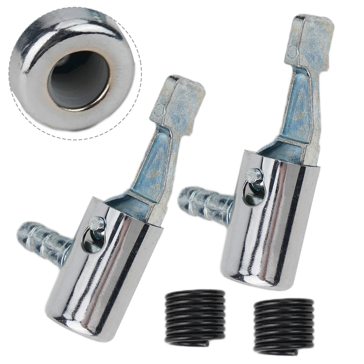 Lock On Air Chuck Tire Inflator Adapter 1/4 Metal